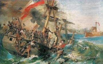  Batallas Decoraci%C3%B3n Paredes - Combate Naval de Iquique Nicolás Guzmán Batallas Navales